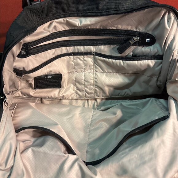 Tumi Black Nylon & Leather Duffle Travel Bag - Picture 4 of 8